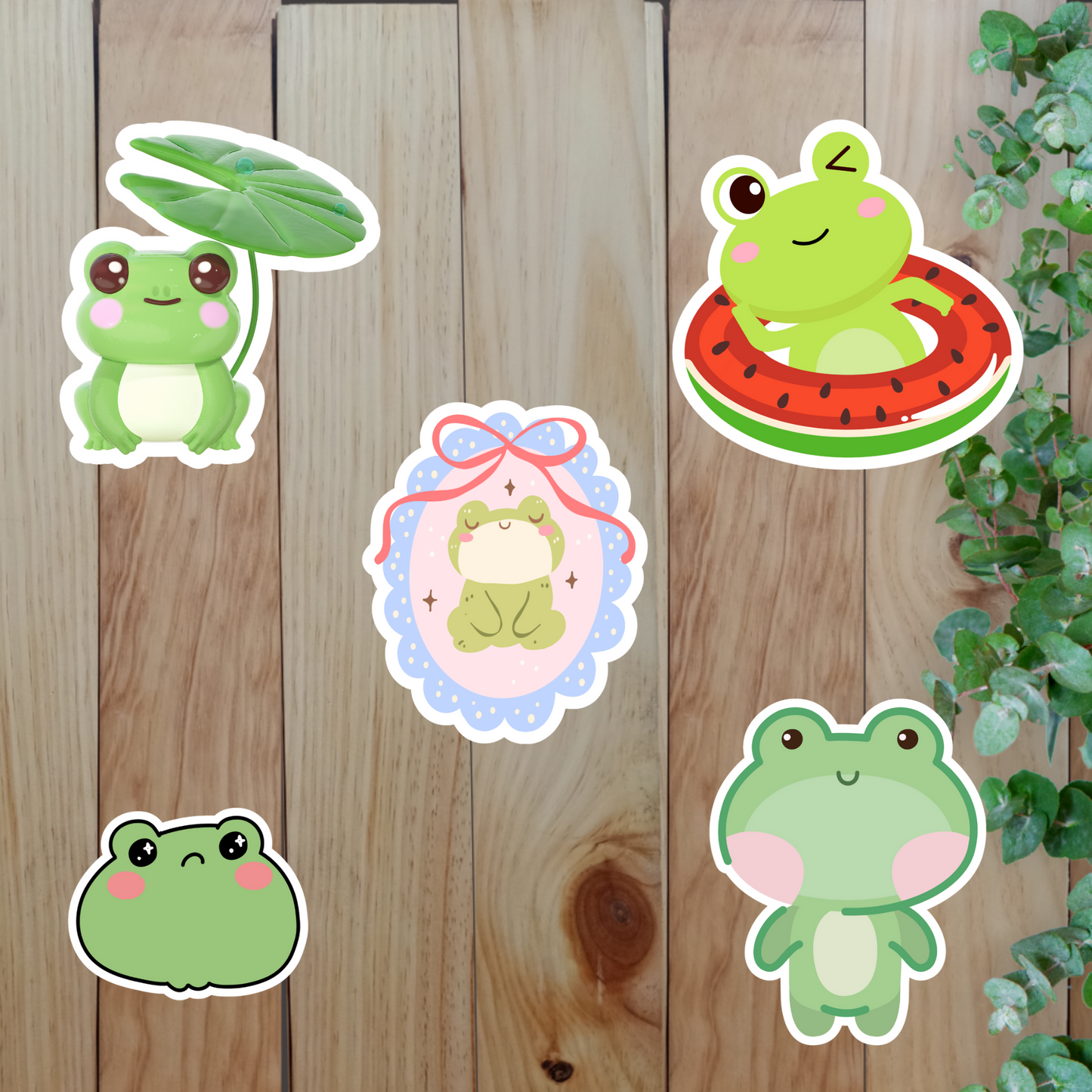 Frog Sticker (20-Piece) Sunny Sky Studio