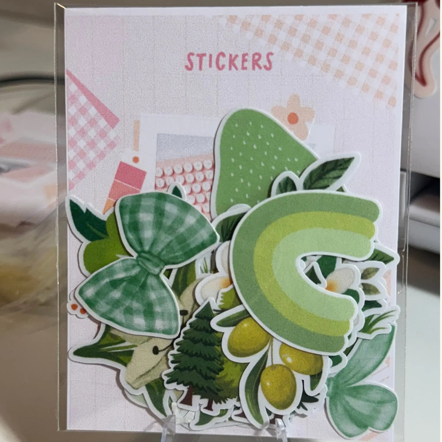 Green Vibes Stickers (20 pieces) Sunny Sky Studio