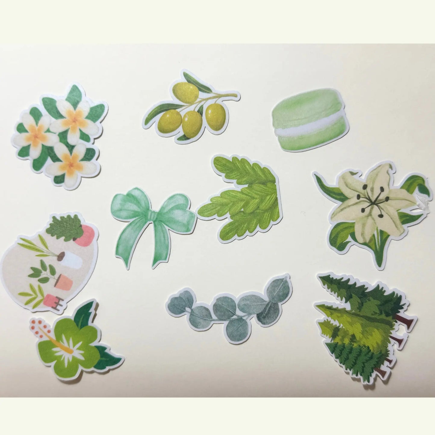 Green Vibes Stickers (20 pieces) Sunny Sky Studio