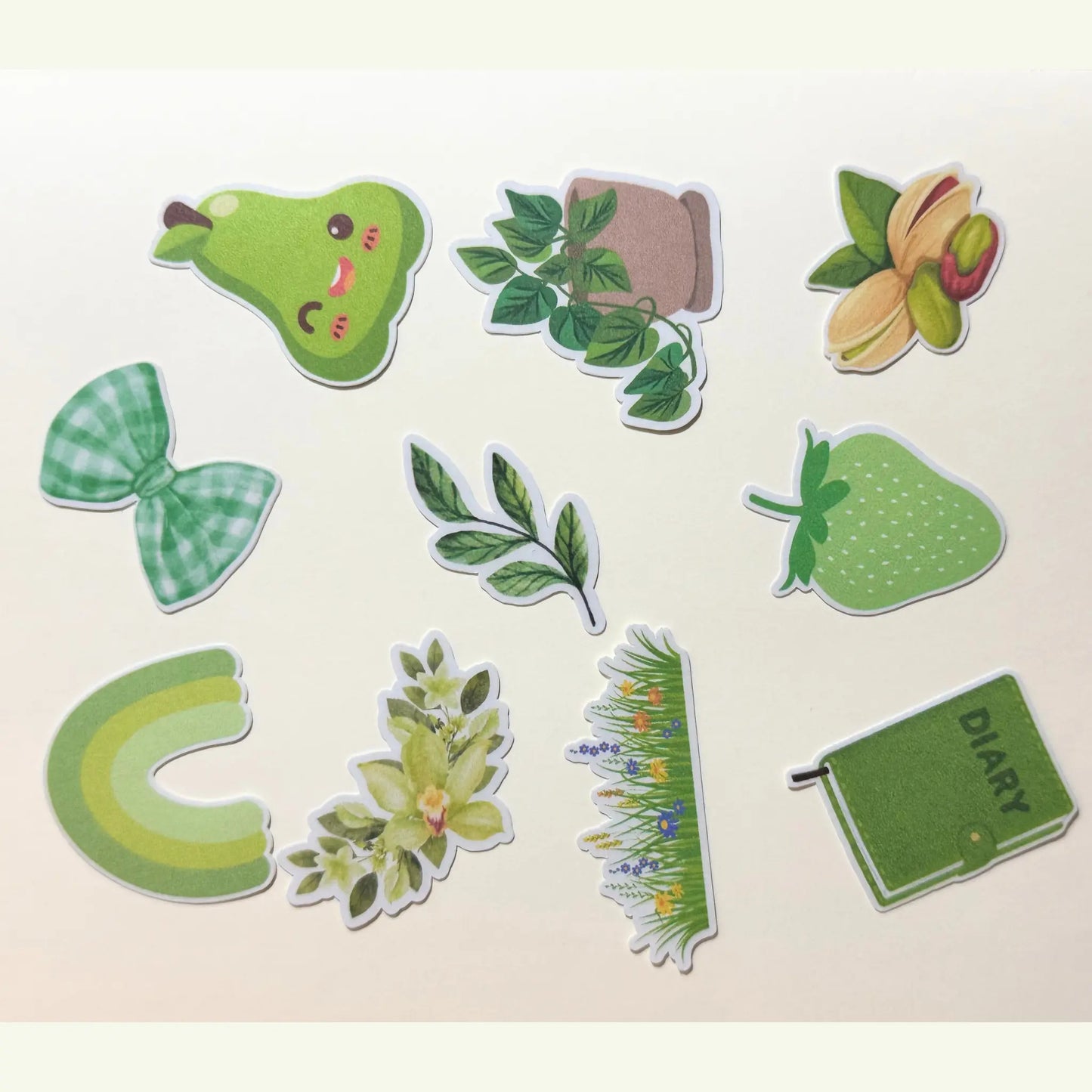 Green Vibes Stickers (20 pieces) Sunny Sky Studio