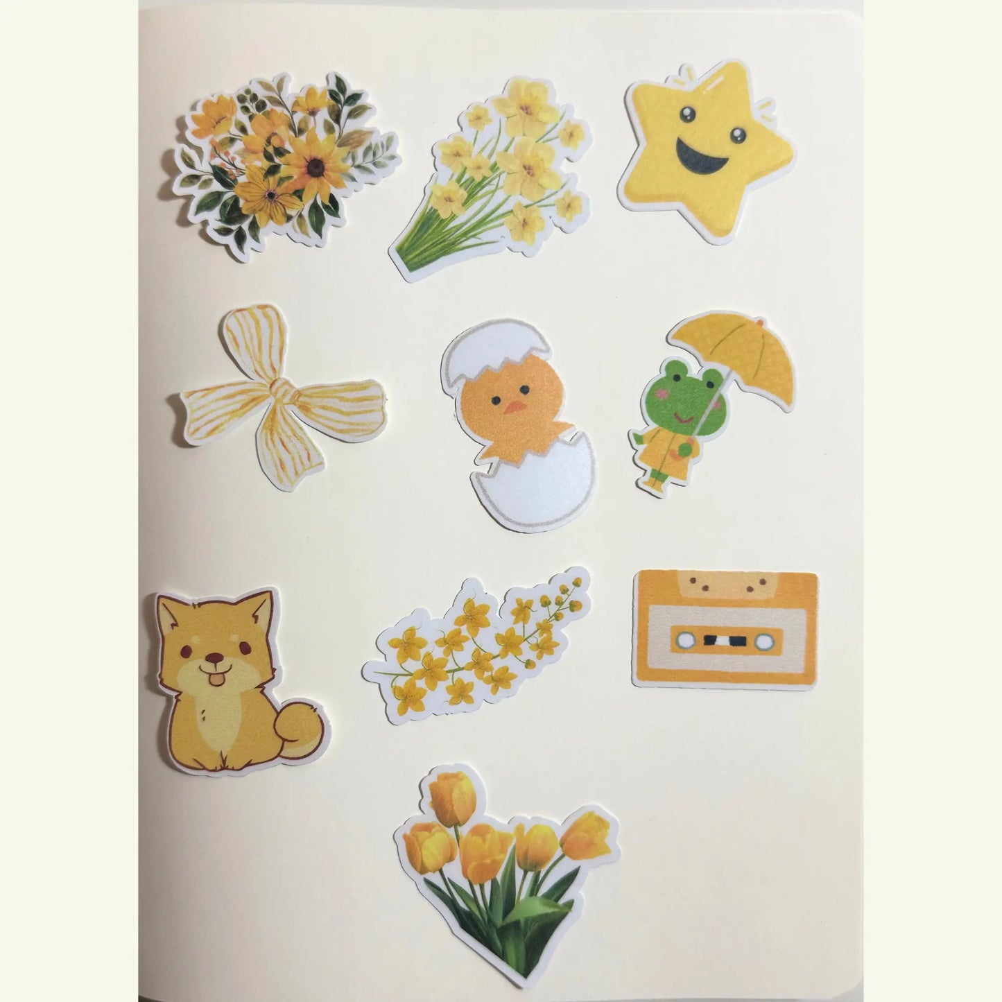 Bright Yellow Stickers (20 pieces) Sunny Sky Studio