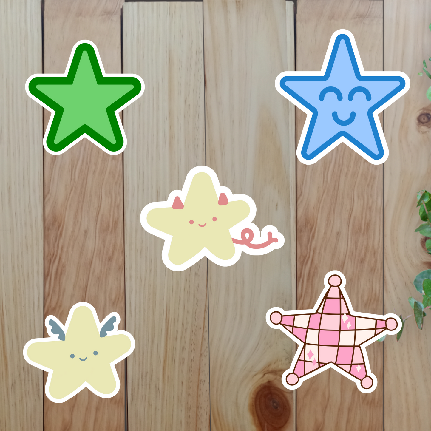 Celestial Stars Stickers (20-Piece) Sunny Sky Studio