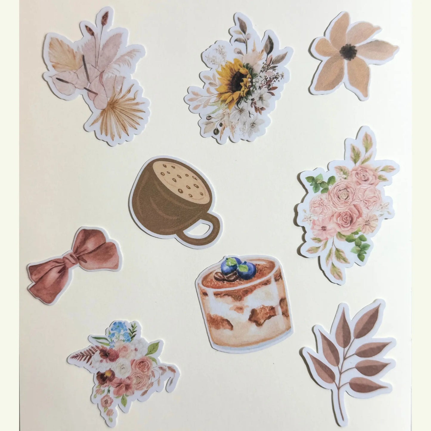 Mocha Mood Stickers (20 pieces) - Sunny Sky Studio Sunny Sky Studio