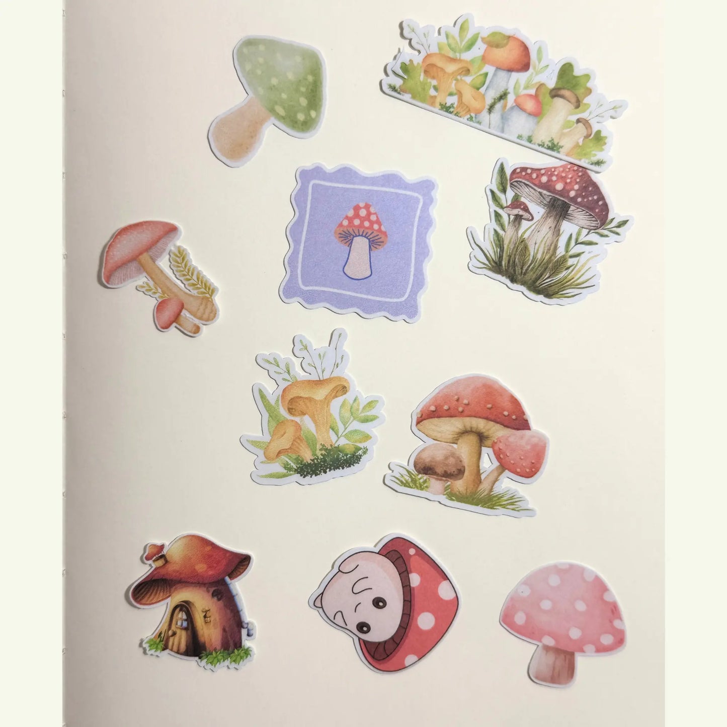 Cute & Whimsical Mushroom Stickers (20 pieces) - Sunny Sky Studio Sunny Sky Studio Stickers