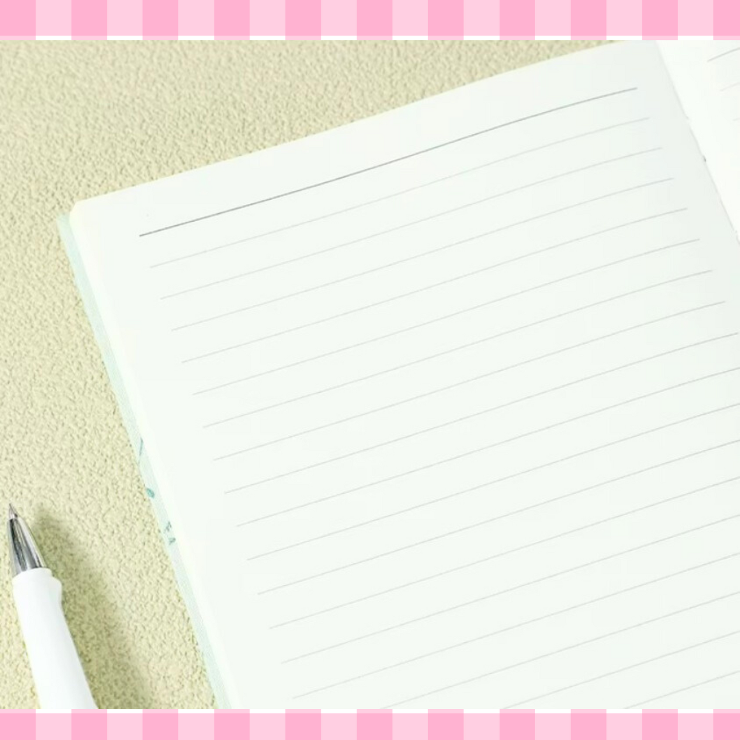 Cute Floral Fabric Hardcover Notebook – A5 Lined Journal for School, Office & Gifts Sunny Sky Studio