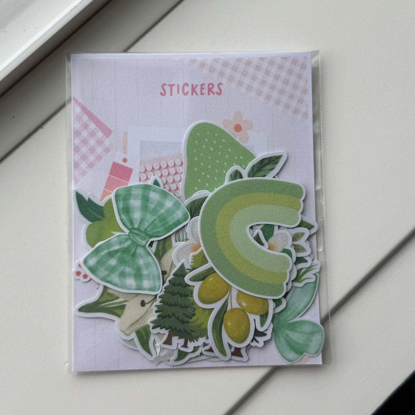 Green Vibes Stickers (20 pieces) Sunny Sky Studio