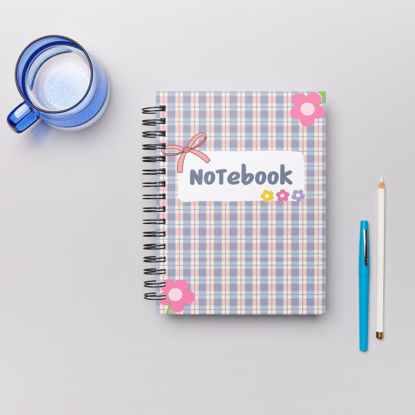 Custom A5 Handmade Planner Notebook β Beautiful Layout with 60 Pages Sunny Sky Studio