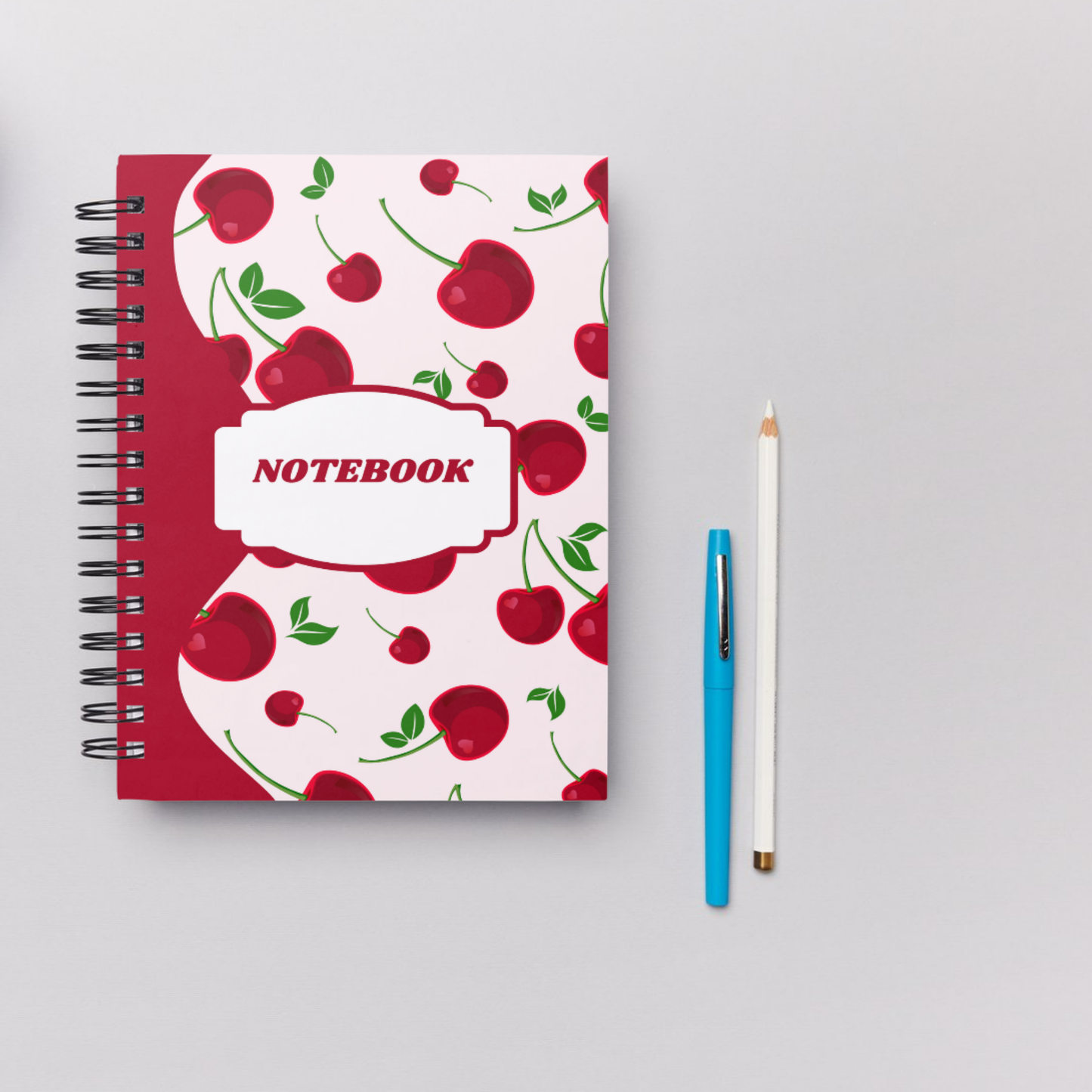 Cute A5 Notebook – 60 Pages + 2 Bonus Sticker Sheets – 5 Cover Designs Sunny Sky Studio