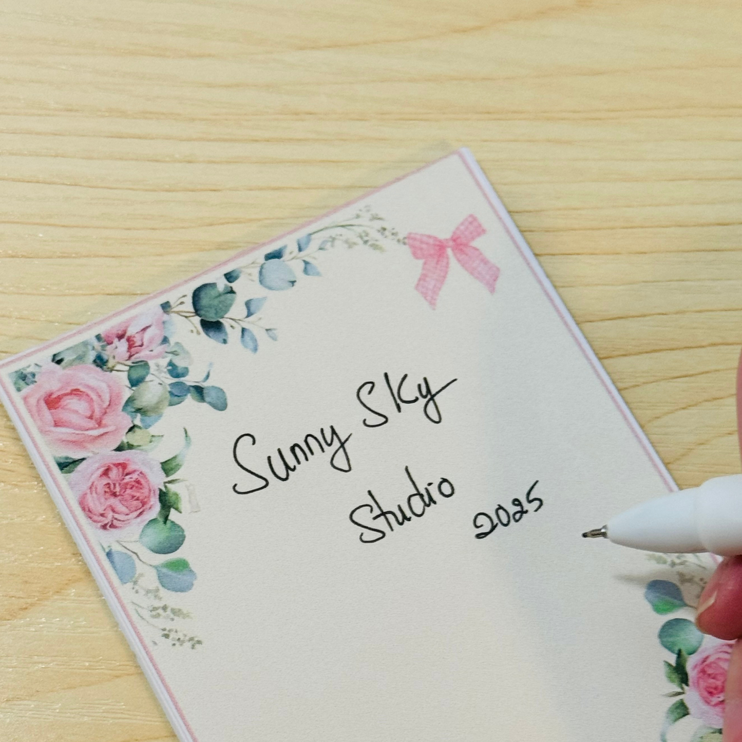 Design Flower Gel Ink Pens – Smooth Writing, Aesthetic Style Sunny Sky Studio