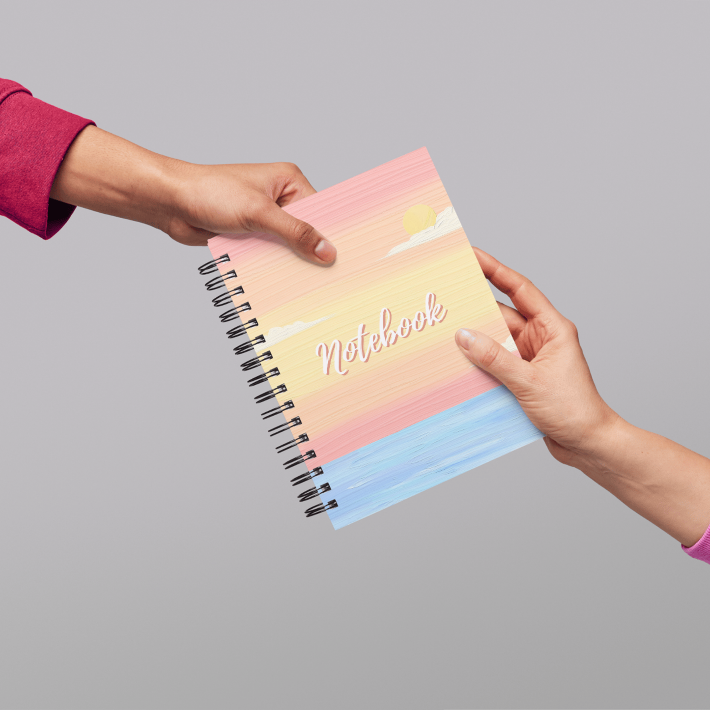 Student Schedule Notebook Planner A5– 60 Pages + 2 Bonus Sticker Sheets Sunny Sky Studio