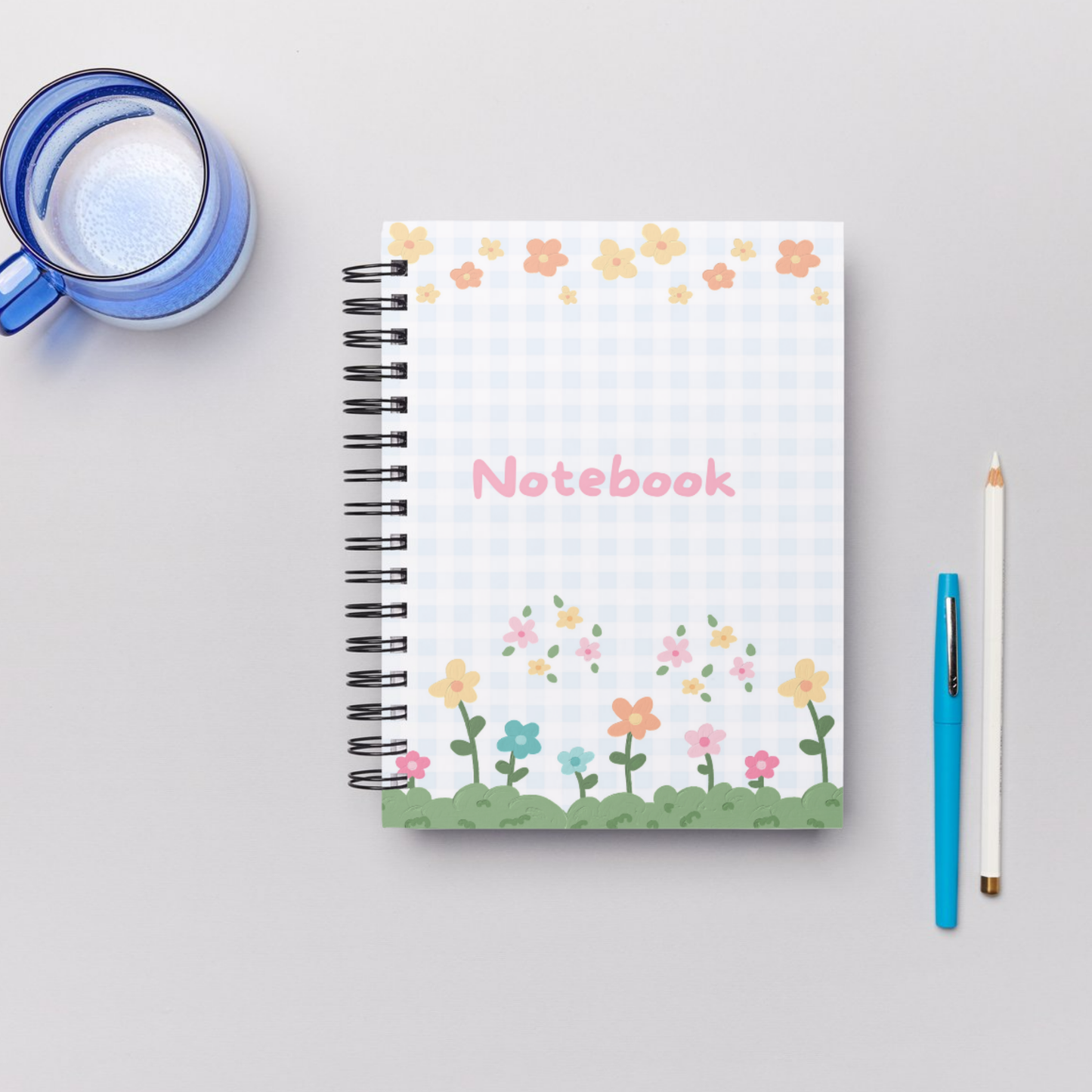Student Schedule Notebook Planner A5– 60 Pages + 2 Bonus Sticker Sheets Sunny Sky Studio
