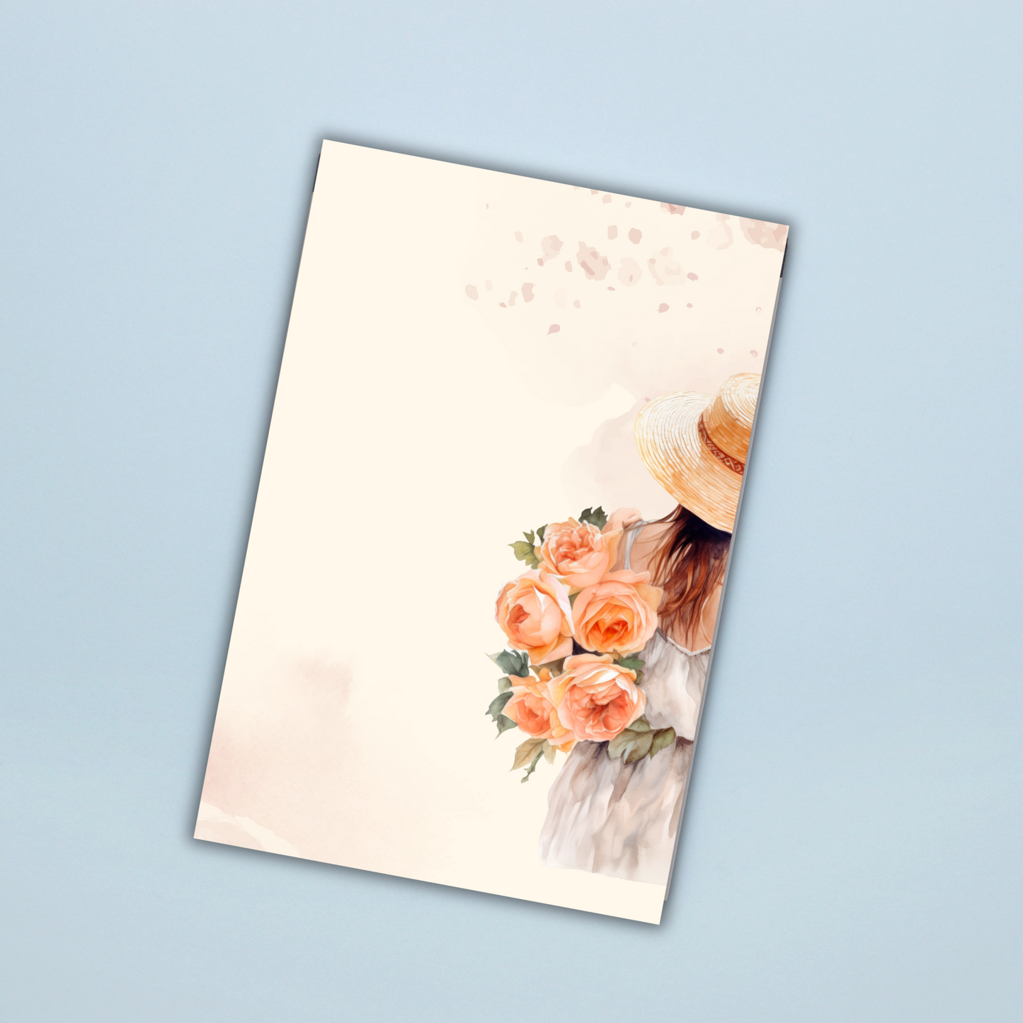 Bloom Girl | Compact 4x6 in Notepad with 50 Pages Sunny Sky Studio