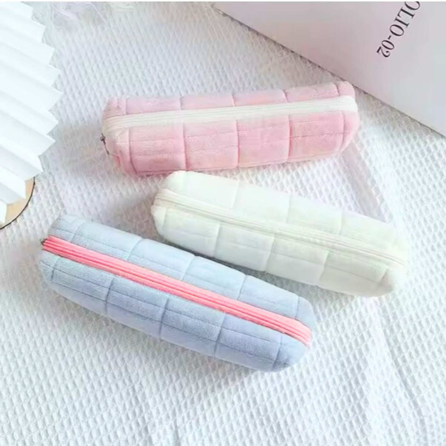 Luxury Fabric Pen Holder – Zipper Pencil Case Sunny Sky Studio