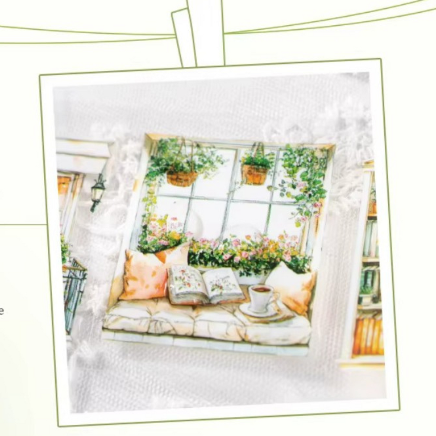 Spring Garden Decorative Roll Tape Character Stickers Sunny Sky Studio