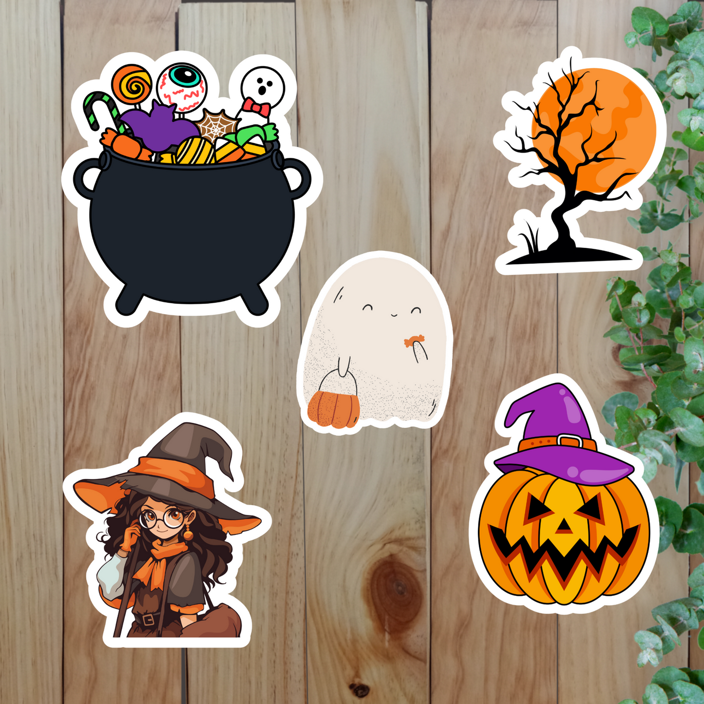 Halloween Sticker (20-Piece) Sunny Sky Studio