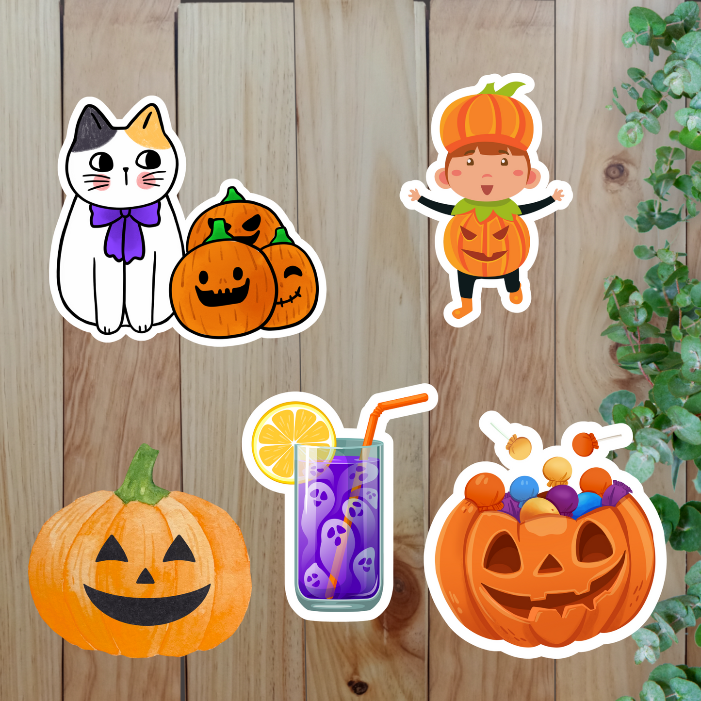 Halloween Sticker (20-Piece) Sunny Sky Studio