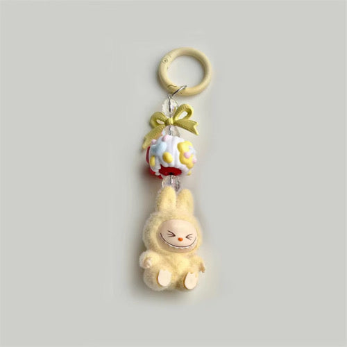 Mini Labubu Plush Keychain – Cute Phone Pendant Accessory Sunny Sky Studio