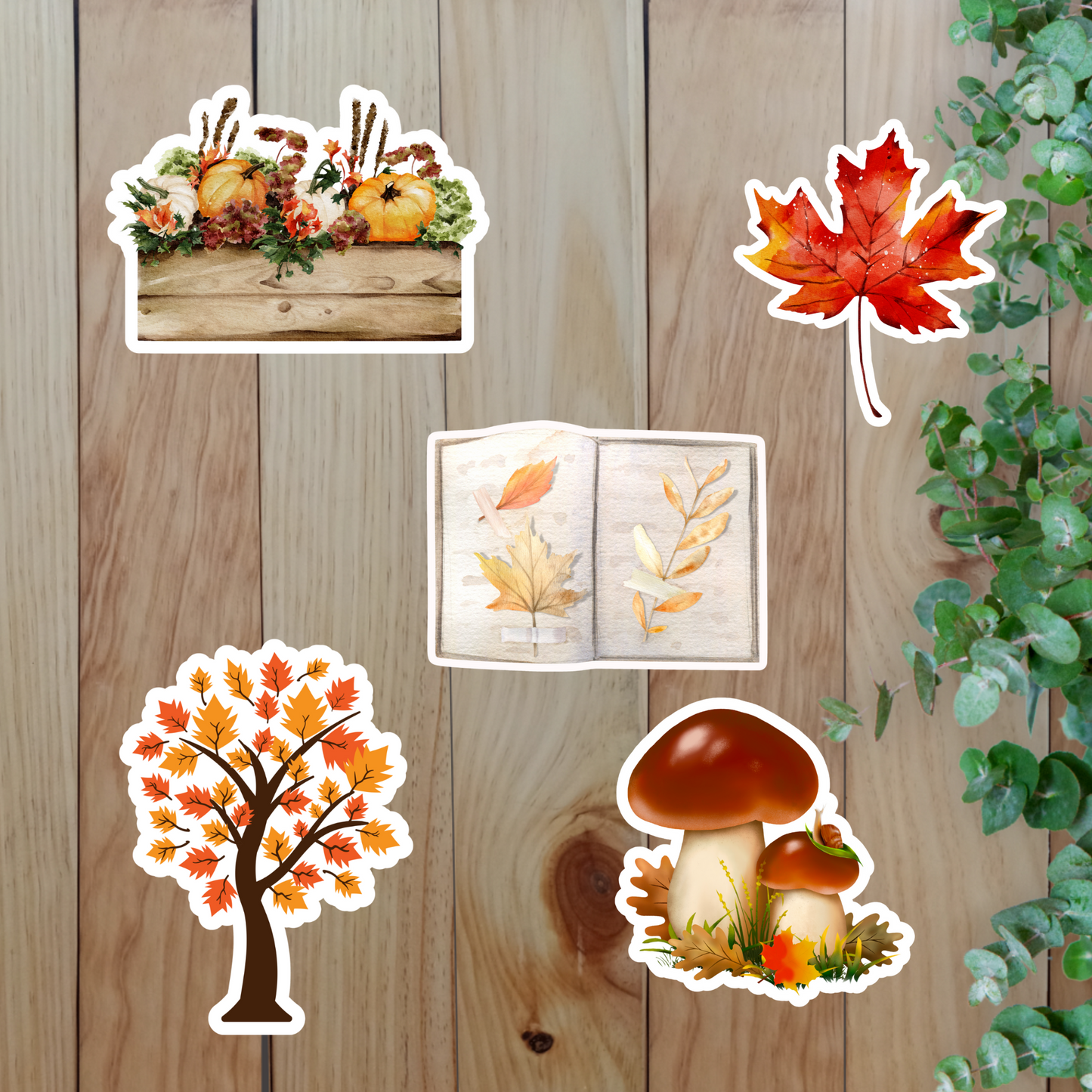Fall Vibes Sticker (20-Piece ) Sunny Sky Studio