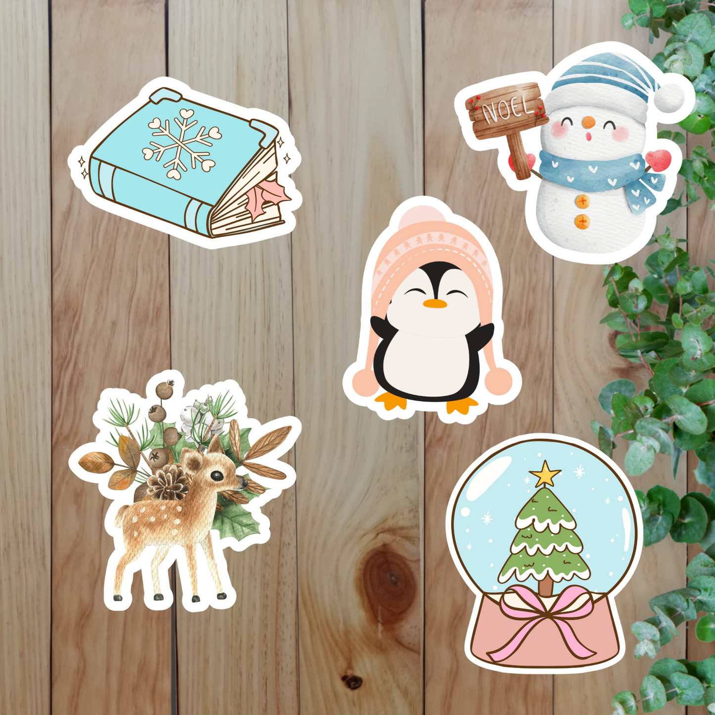 Cozy Winter Vibes Stickers (20-Piece) Sunny Sky Studio