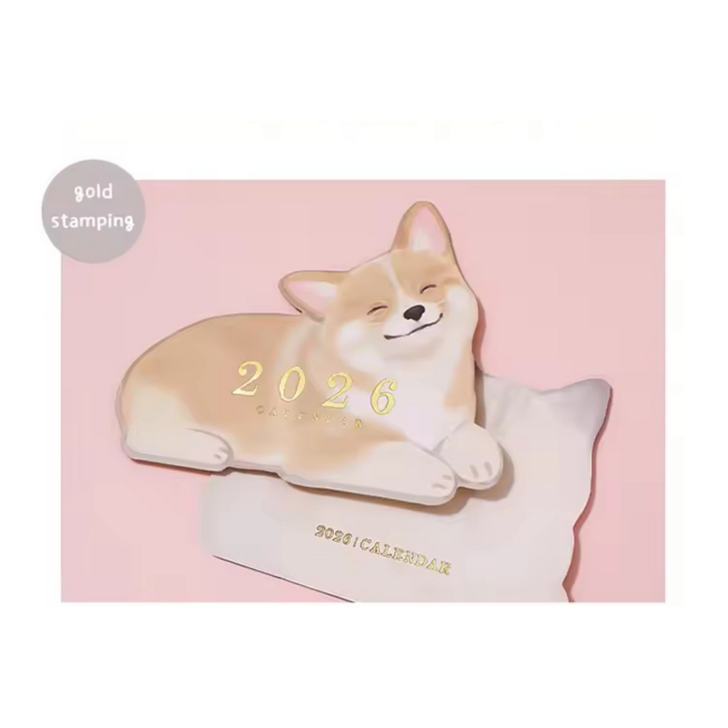 2026 Pet Desk Calendar – 3D Cat & Dog Shaped - PREORDER - SHIPS OCT 15 Sunny Sky Studio