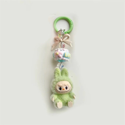 Mini Labubu Plush Keychain – Cute Phone Pendant Accessory Sunny Sky Studio