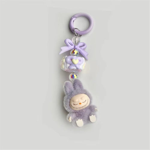 Mini Labubu Plush Keychain – Cute Phone Pendant Accessory Sunny Sky Studio