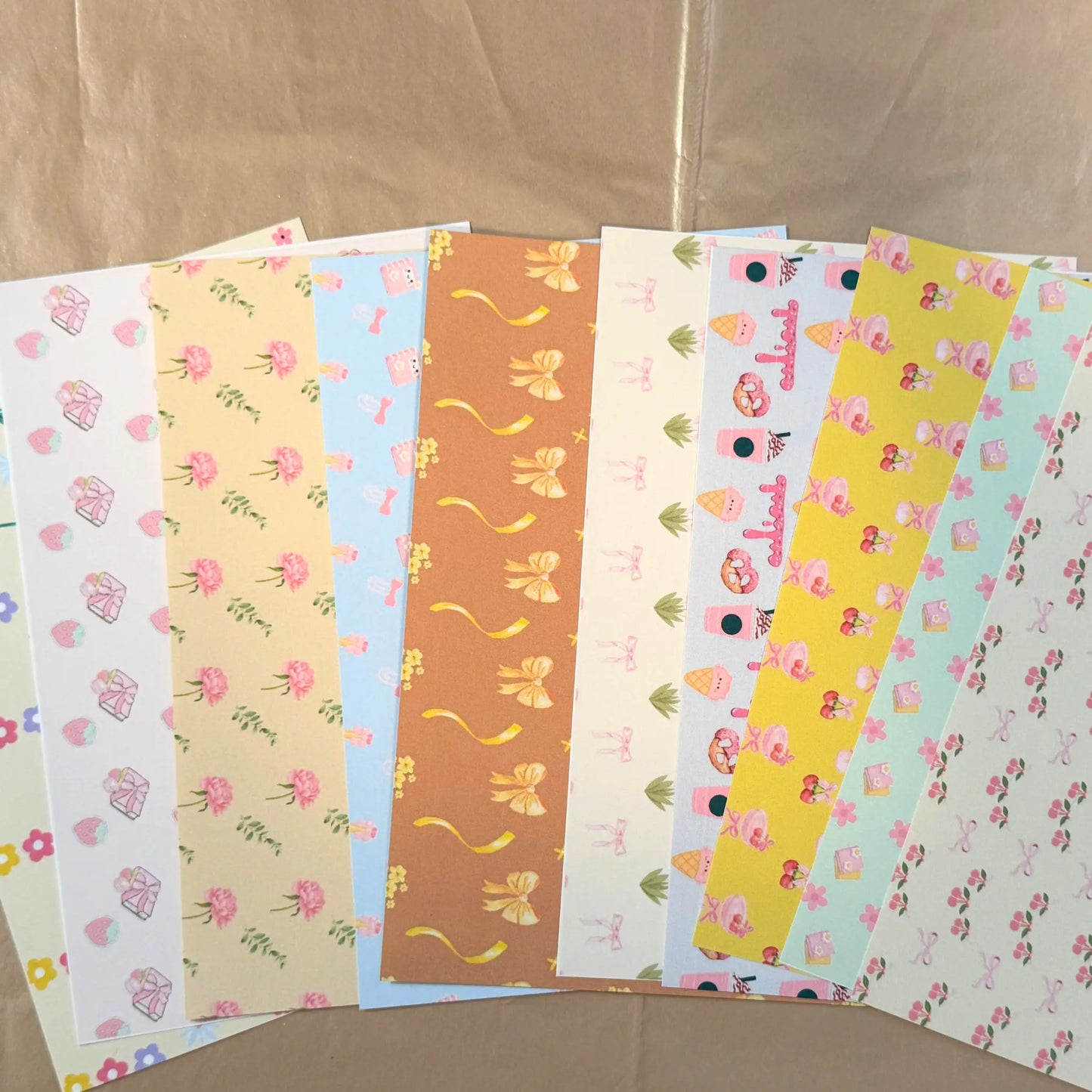 Scrapbook Paper Set – 20 Sheets, 10 Unique Designs Sunny Sky Studio