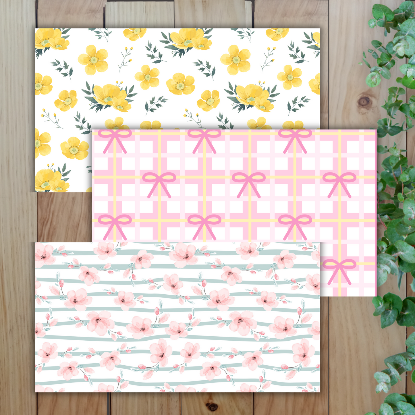 Scrapbook Paper Set 1 – 20 Sheets, 10 Unique Designs Sunny Sky Studio