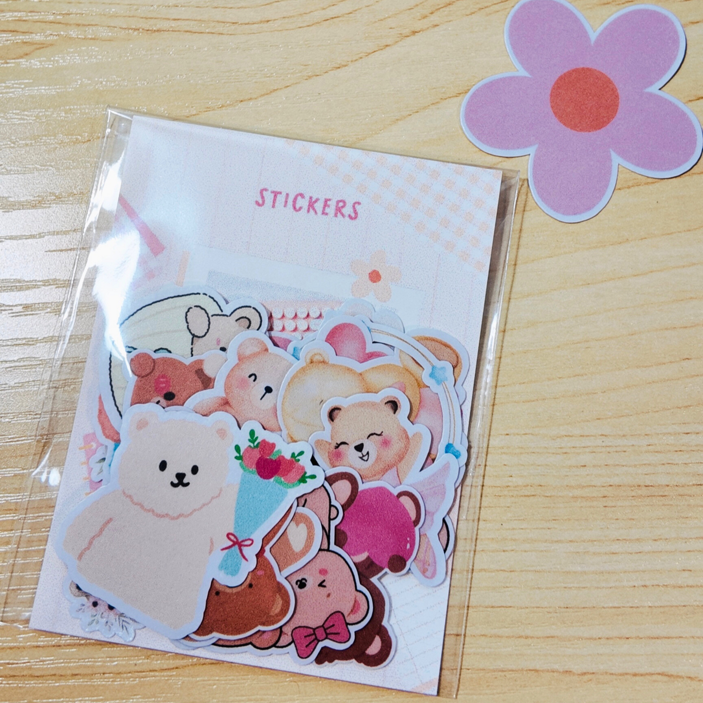 Cute Bear Stickers (20 Pieces) Sunny Sky Studio