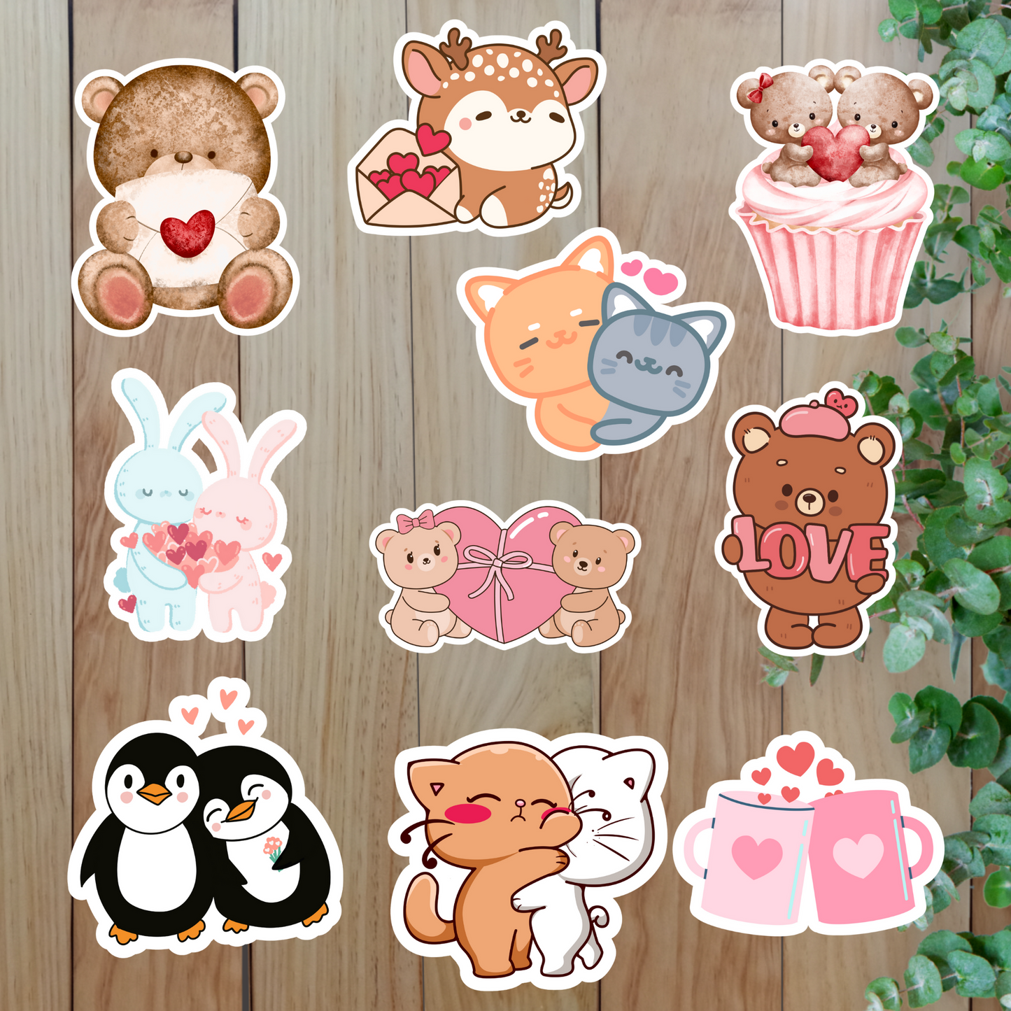 Sweet Love Sticker Pack 20-Piece Sunny Sky Studio