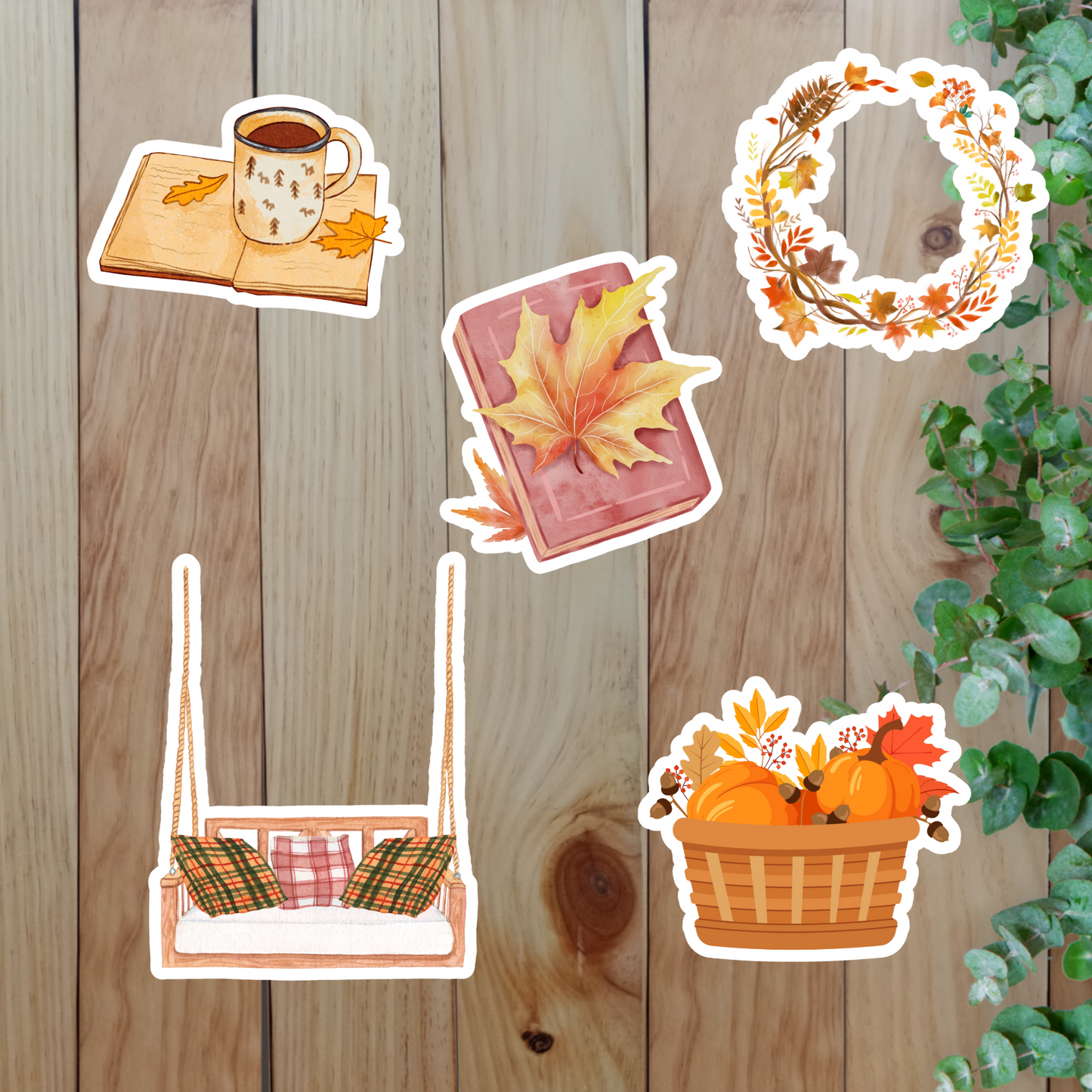Fall Vibes Sticker (20-Piece ) Sunny Sky Studio