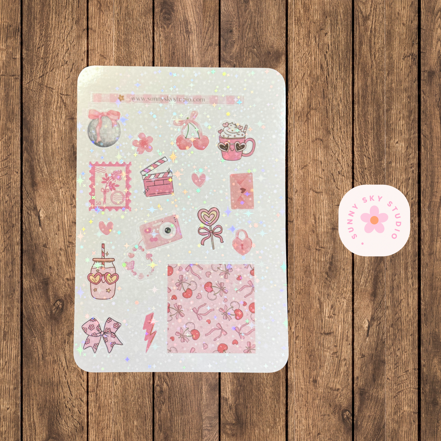 Pretty in Pink Sunny Sky Studio