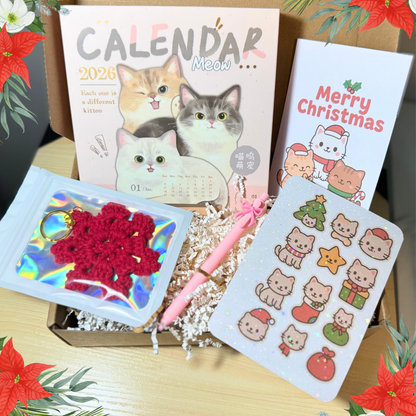 Holiday Gift Box - Cute Cat Theme Sunny Sky Studio