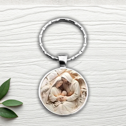 Catholic Religious Keychain 4 Sunny Sky Studio