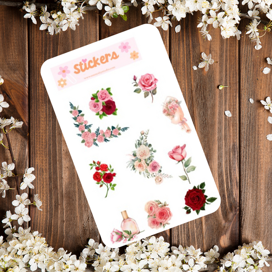 Roses Sticker Sheet