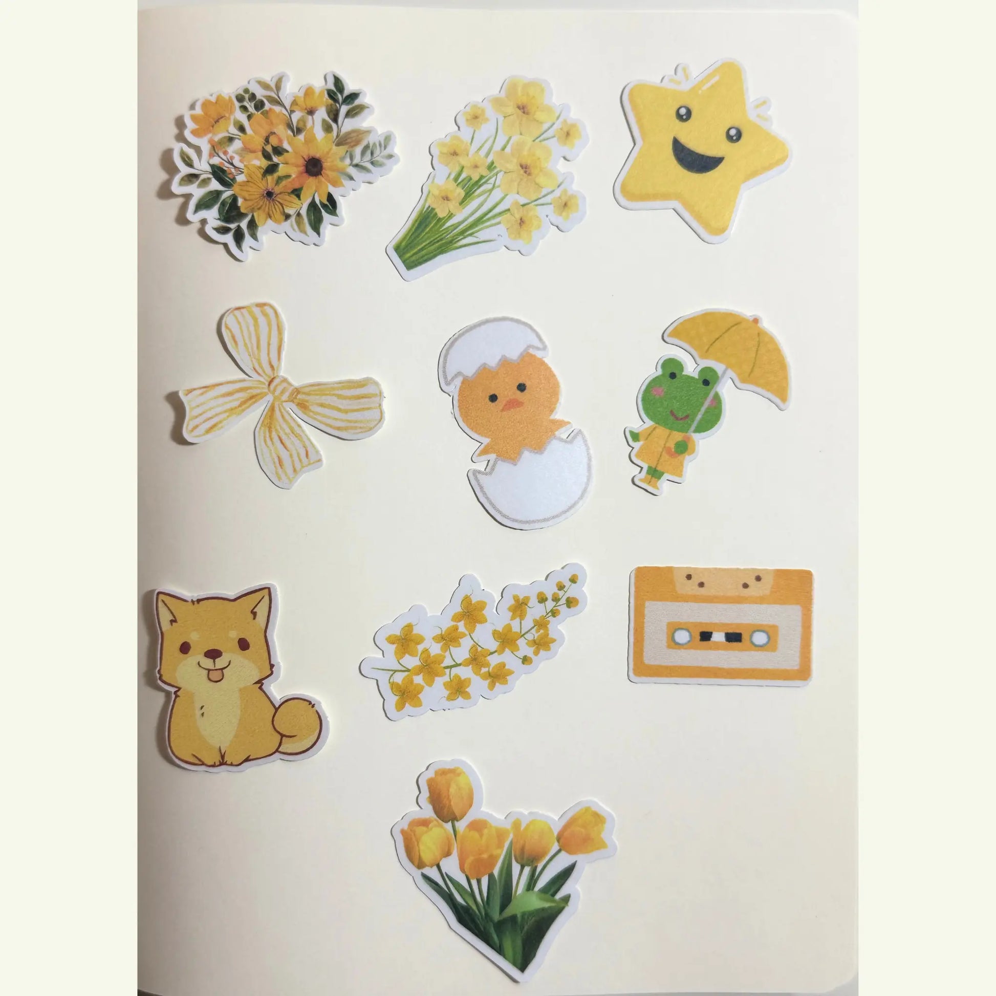Bright Yellow Stickers (20 pieces) Sunny Sky Studio