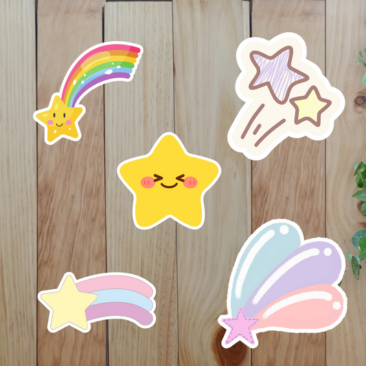 Celestial Stars Stickers (20-Piece) Sunny Sky Studio