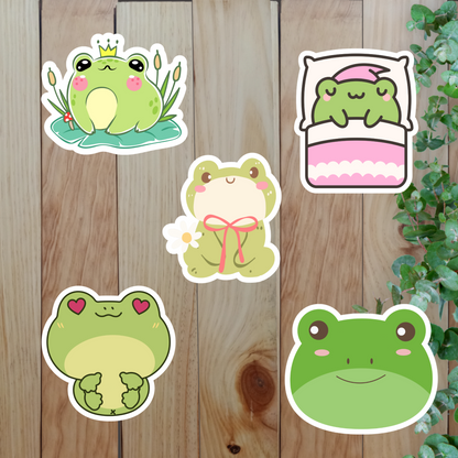 Frog Sticker (20-Piece) Sunny Sky Studio