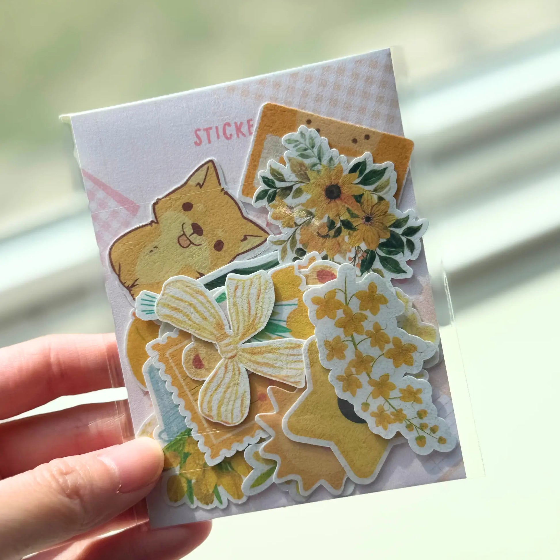 Bright Yellow Stickers (20 pieces) Sunny Sky Studio