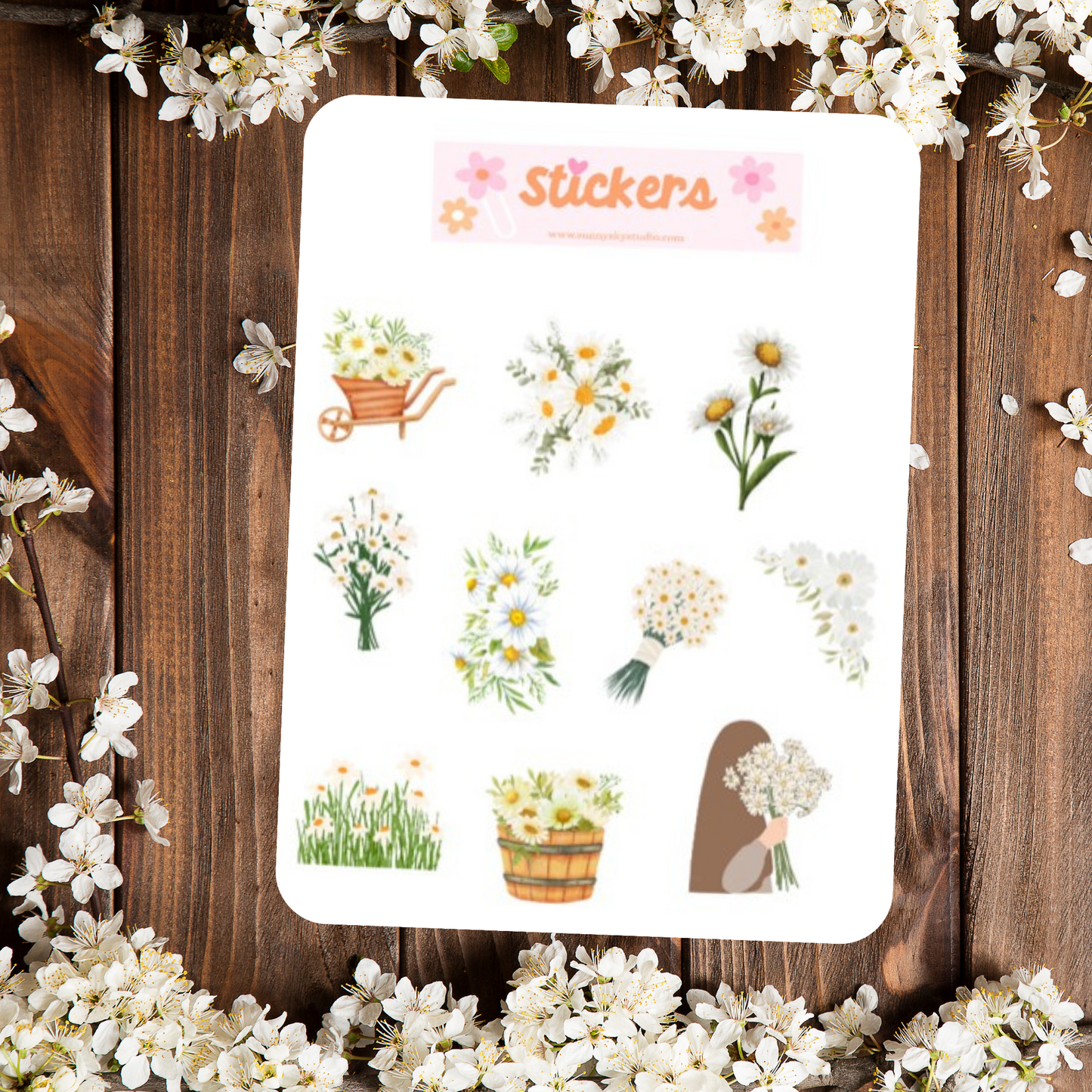 Daisy Sticker Sheet