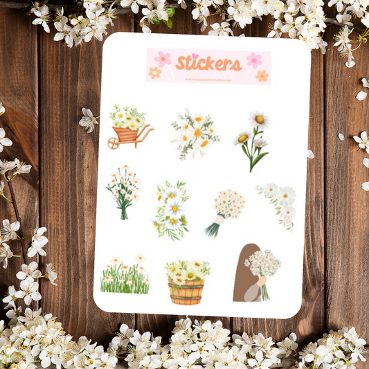 Daisy Sticker Sheet