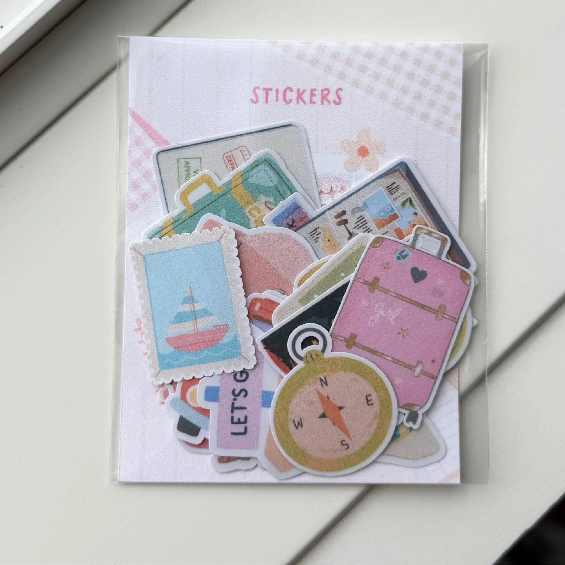 Adventure & Travel Stickers (20 Pieces) - Sunny Sky Studio Sunny Sky Studio  Stickers