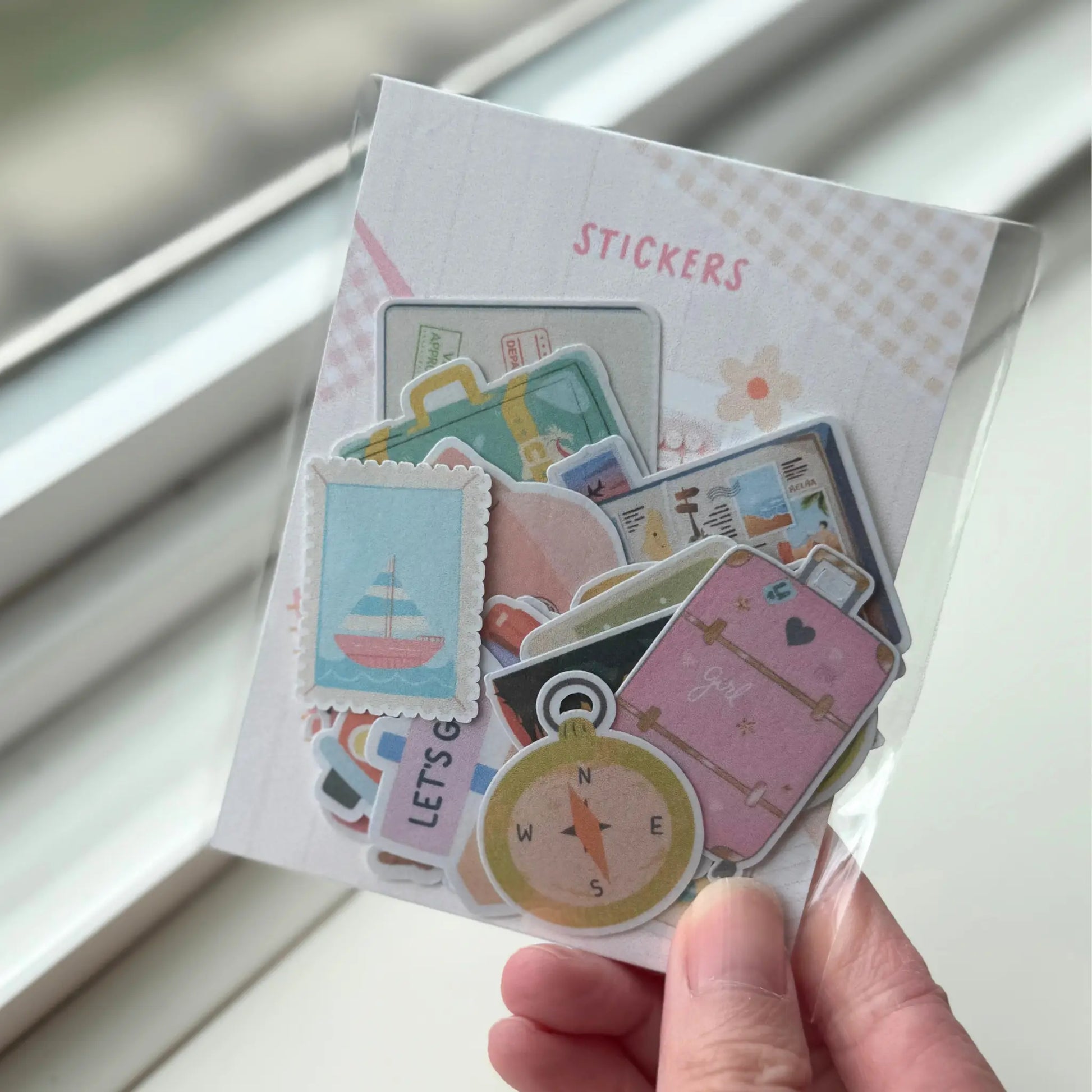 Adventure & Travel Stickers (20 Pieces) - Sunny Sky Studio Sunny Sky Studio  Stickers