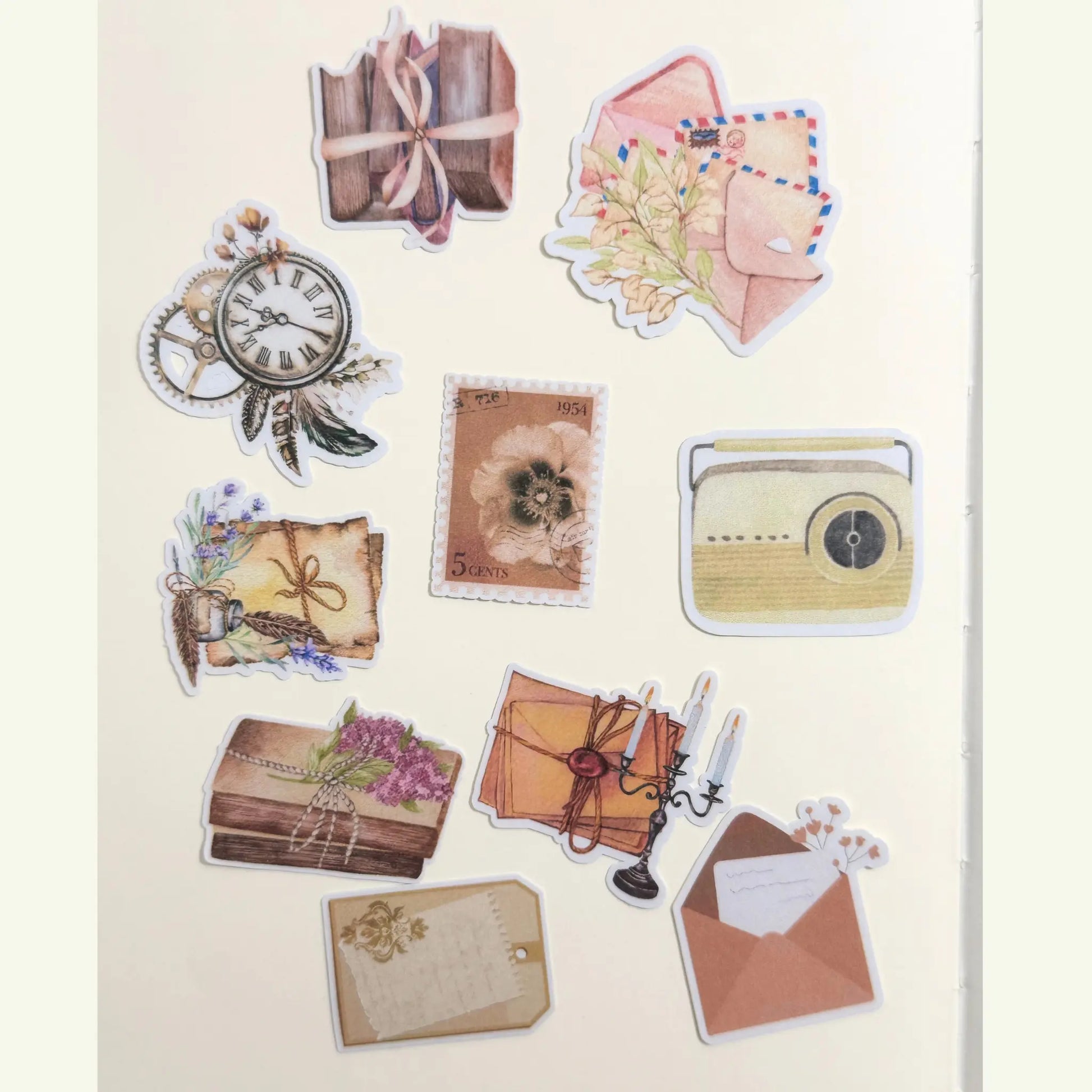 Retro Vibes Stickers (20 Pieces) Sunny Sky Studio