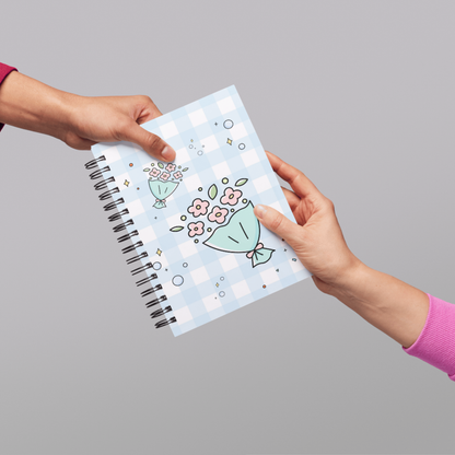 Custom A5 Handmade Planner Notebook – Beautiful Layout with 60 Pages Sunny Sky Studio