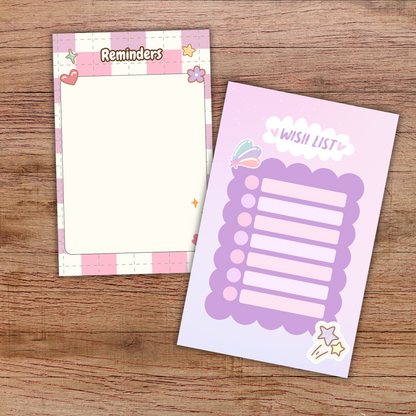 Custom A5 Handmade Planner Notebook – Beautiful Layout with 60 Pages Sunny Sky Studio