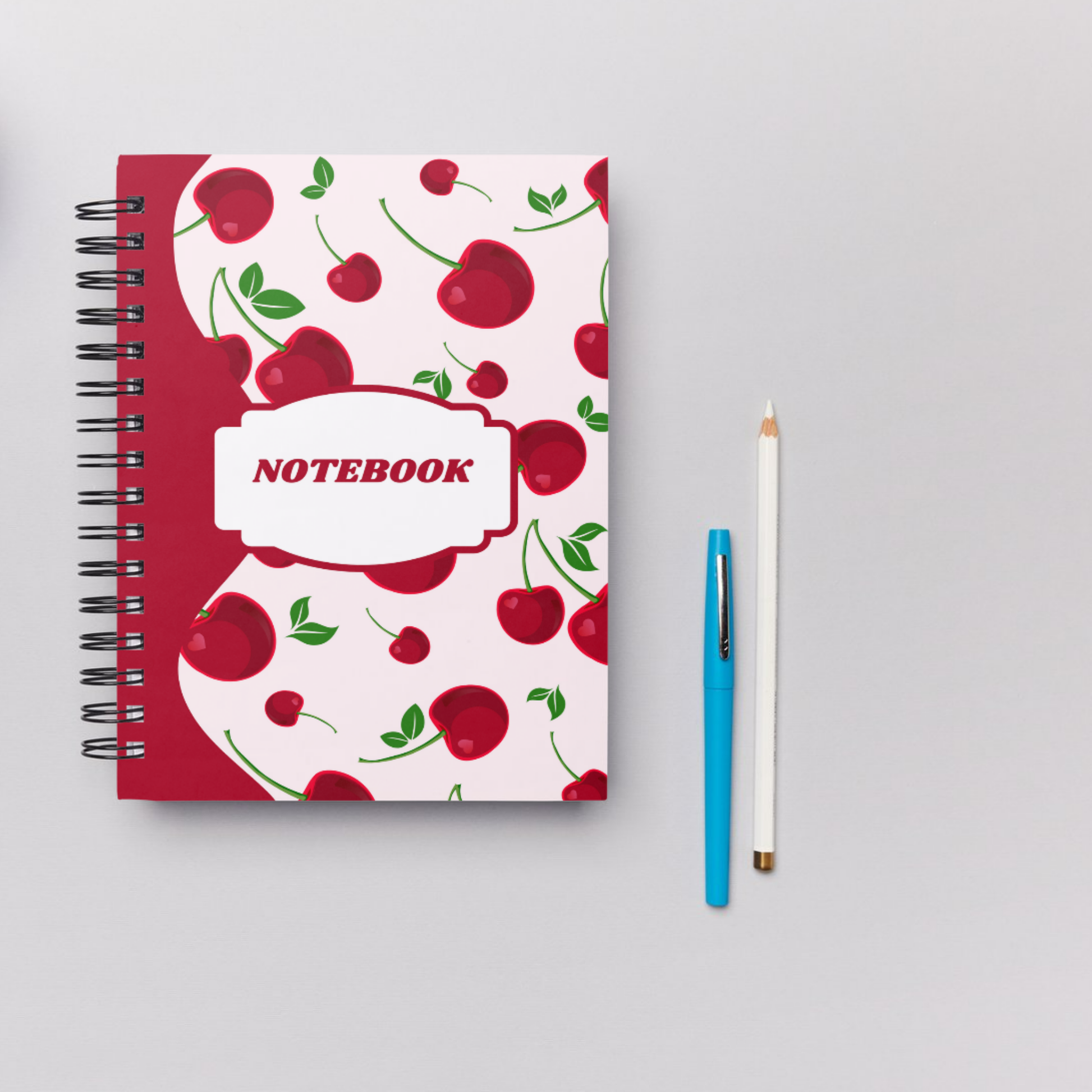 Cute A5 Notebook – 60 Pages + 2 Bonus Sticker Sheets – 5 Cover Designs Sunny Sky Studio