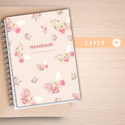 Student Schedule Notebook Planner A5– 60 Pages + 2 Bonus Sticker Sheets Sunny Sky Studio