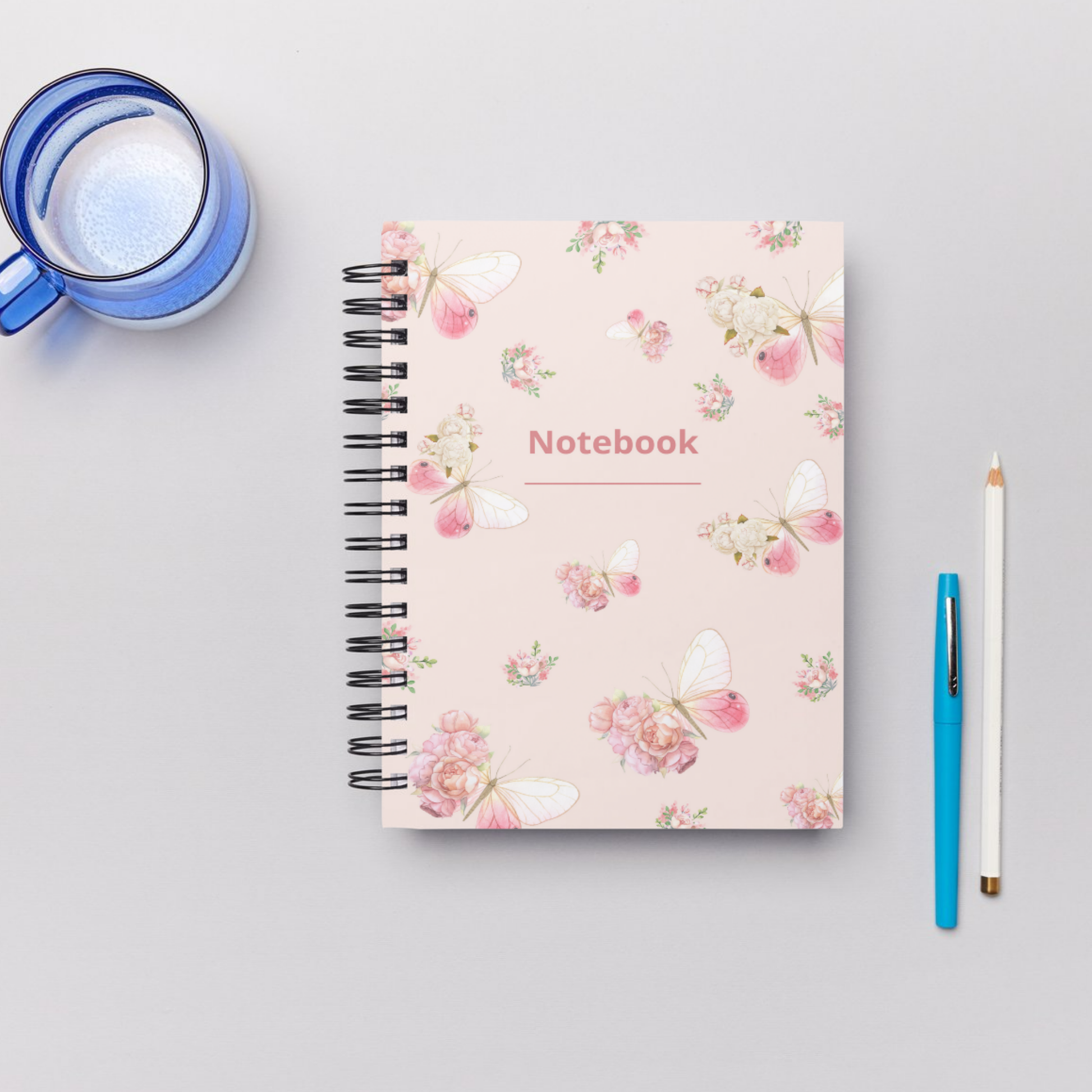 Student Schedule Notebook Planner A5– 60 Pages + 2 Bonus Sticker Sheets Sunny Sky Studio