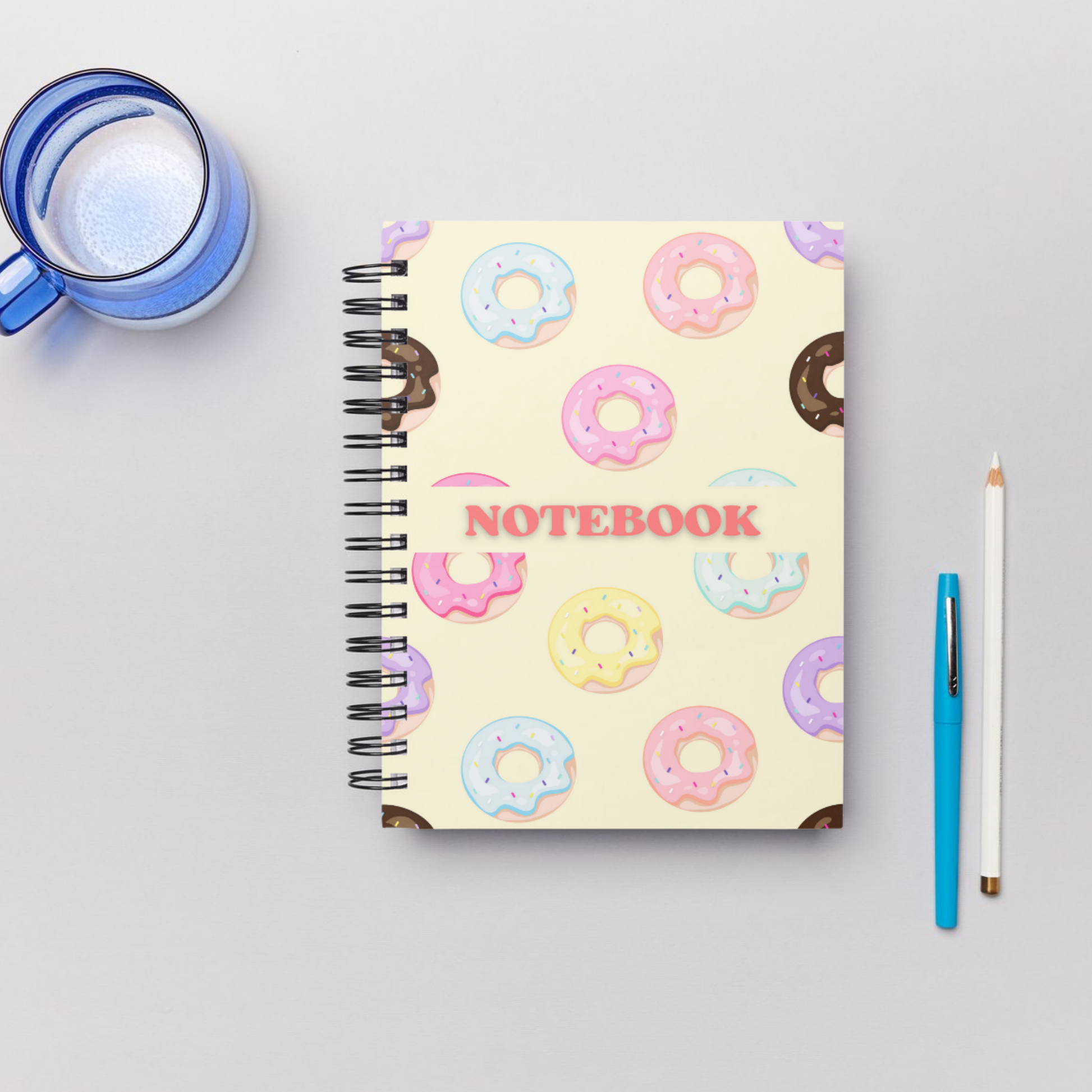 Student Schedule Notebook Planner A5– 60 Pages + 2 Bonus Sticker Sheets Sunny Sky Studio